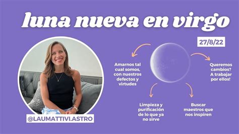 Horóscopo De La Luna Nueva En Virgo Por Lau Mattivi