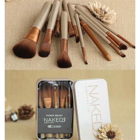 Jual Naked3 Brush Set Of 12 Naked 3 Isi 12 Dgn Kotak Kaleng Shopee Indonesia