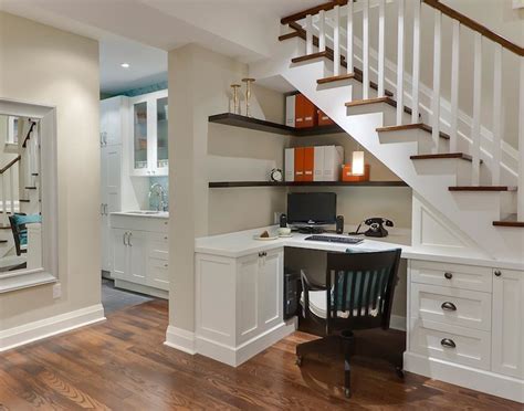 If you have a staircase, you shouldn't waste the space under it, use it for some smart purposes. Under Stairs Desk - Contemporary - den/library/office ...