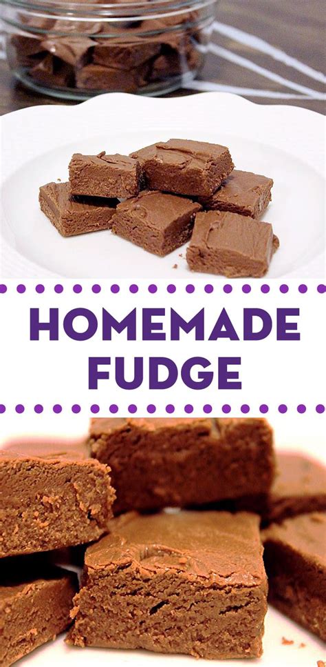 Maybe you would like to learn more about one of these? Homemade Fudge | Recipe (With images) | Homemade fudge ...