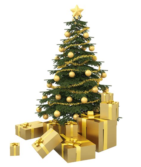 When designing a new logo you can be inspired by the visual logos found here. Christmas Tree with Presents PNG Image - PurePNG | Free ...