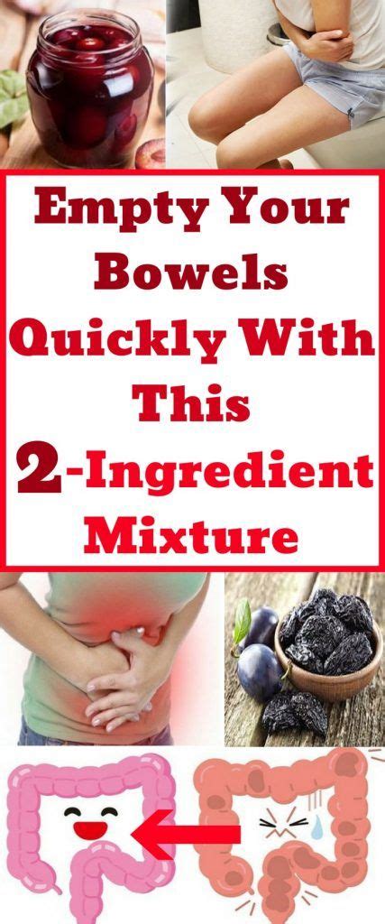 Empty Your Bowels Quickly With This 2 Ingredient Mixture Healthy Book