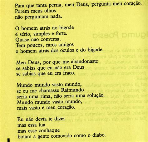 Carlos Drummond De Andrade Poemas Curtos