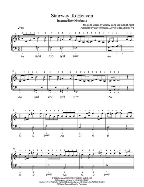 It is unlikely that this is genuine, given that hendrix died in 1970 and stairway to heaven was released by led zeppelin in 1971. Stairway To Heaven by Led Zeppelin Piano Sheet Music ...