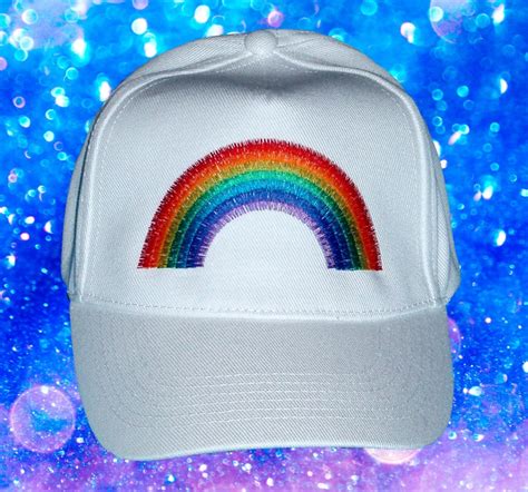 Rainbow Baseball Caps Several Colours Available Etsy