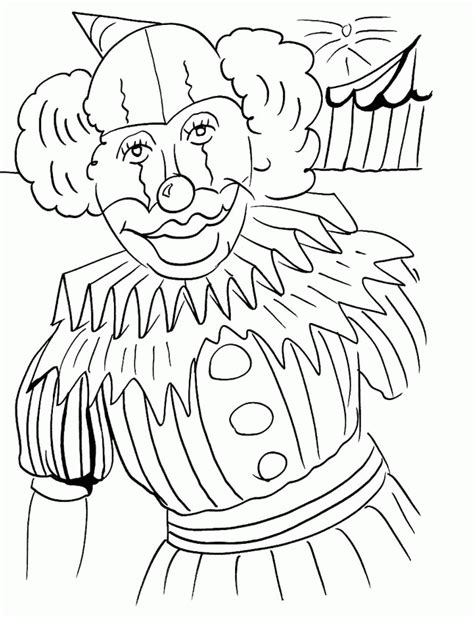 Printable Clown Pictures Coloring Home
