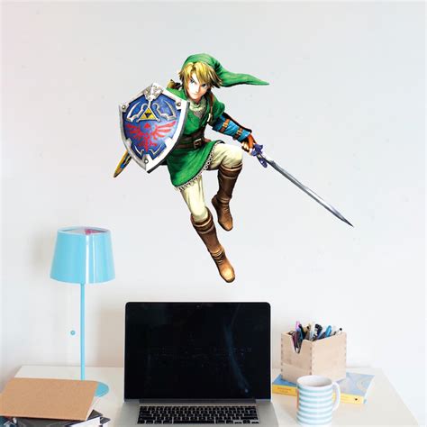 Zelda Video Game Room Wall Decal Decor Zelda Bedroom