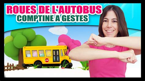 Comptine Le Chauffeur De L Autobus - Les roues de l'autobus - Comptine à gestes pour bébés - Méli et