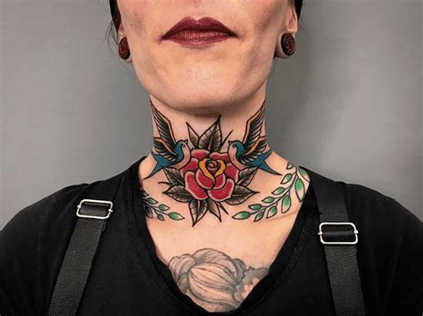 Amazing Neck Tattoos Custom Tattoo Design