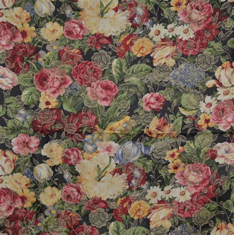 French Floral Fabric Shabby Chic Roses Fabric Yuwa Fabric Live Life Collection