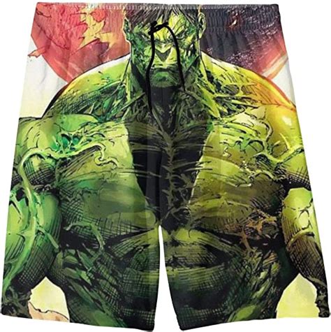 Superhero Avenger Hulk Teenager Shorts Boy And Girl Swimming Shorts