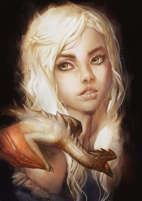 Cool Art Mother Of Dragons Daenerys By Lehuss In Targaryen