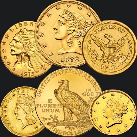 Historic Us Gold Coins Pcs Stamps And Coins