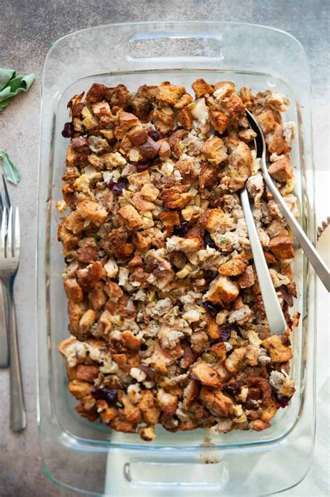 Healthier Apple Sausage Stuffing Erin Lives Whole