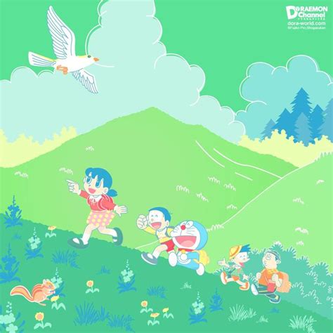 Doraemon Wallpaper Doraemon Wallpapers Doraemon Spring Colors