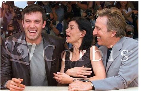 And Ben 1999 Cannes Alan Rickman Alan Rickman Always Linda
