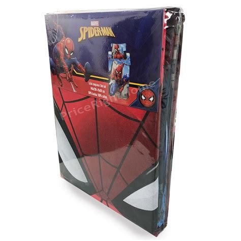 Acquista il copripiumino singolo da benasciutticasa. Ufficiale Spiderman Blu Singolo Copripiumino Set Ue Misura ...