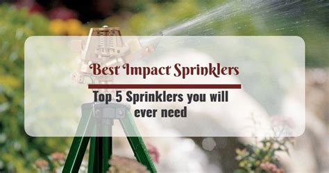 🥇 Top 5 Best Impact Sprinkler Reviews Top Choices For 2023