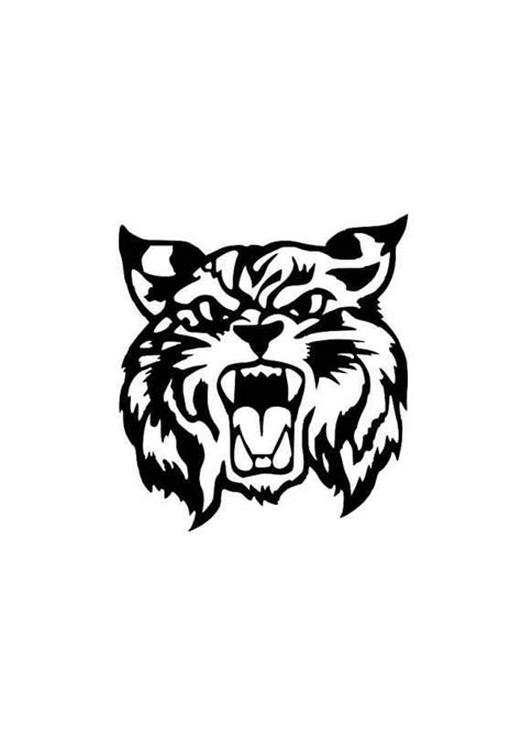 Wildcat Head Digital SVG File