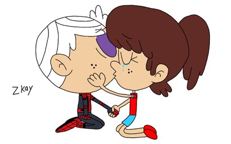 Lincoln And Lynn He Kissed By Diegozkay On Deviantart Graphic Novel Deviantart Loud House