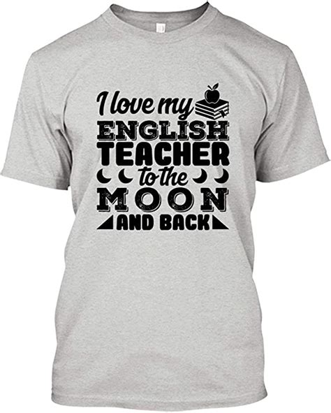 I Love My English Teacher T Shirt Short Sleeve Shirts