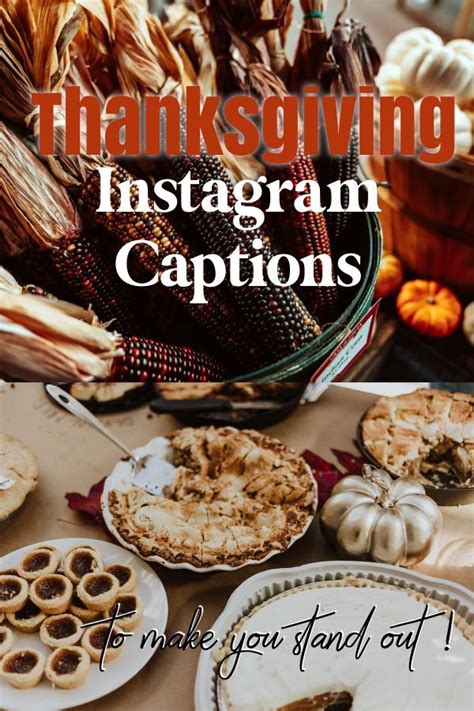 Best Thanksgiving Instagram Captions Thanksgiving Instagram Captions