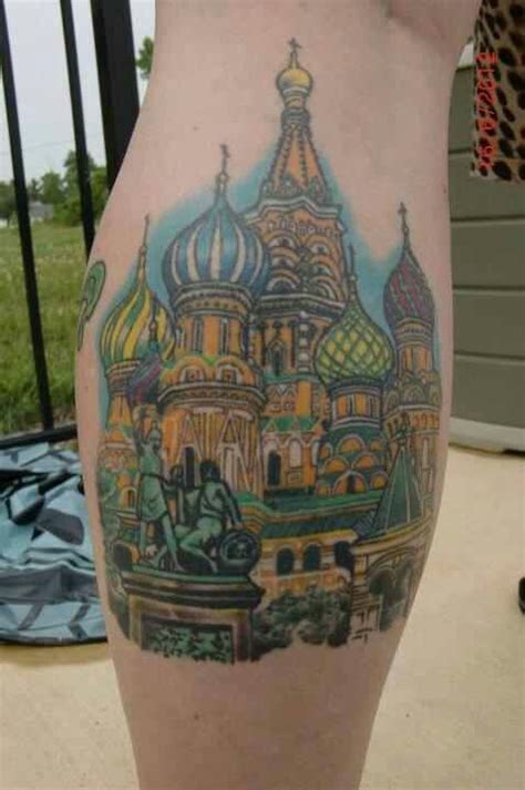 St Basils Cathedral Typewriter Tattoo Religion Tattoos Russian Tattoo
