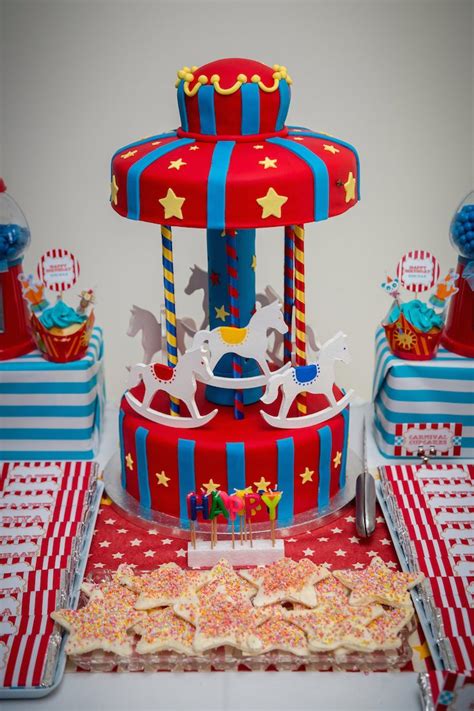 Karas Party Ideas Circus Carnival Themed Birthday Party Via Karas