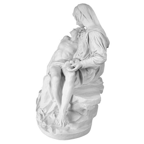 Design Toscano The Pieta 1499 Bonded Marble Large Statue Wayfair