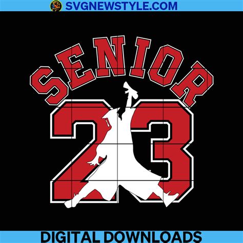 Class Of 2023 Stacked Svg 2023 Senior Jumpman Svg Graduate Svg