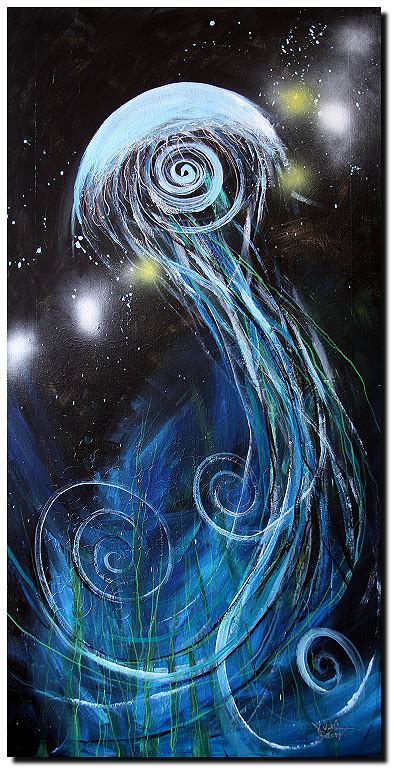 See more ideas about art, fish wall art, fish art. "Abstract JellyFish, 24″ (2017) | World-renowned Artist, J ...