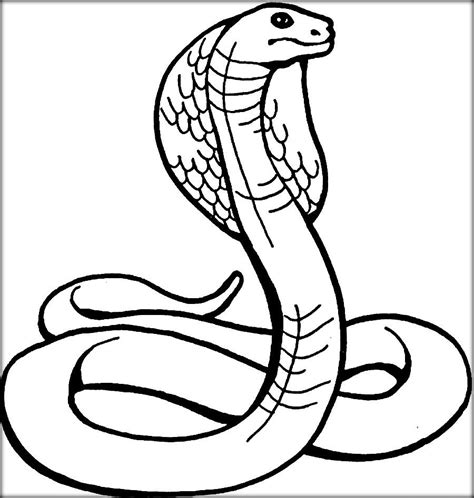 Top 10 Printable Cobra Coloring Pages