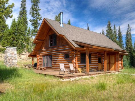 Beautiful Log Cabin With Large Outdoor Fireplace Ski