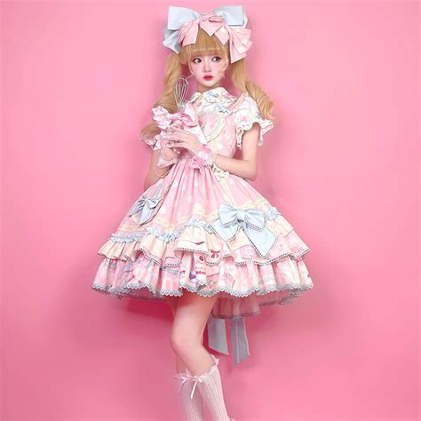 Cream Sugar Honey Lolita Jsk Pre Ordersweet Lolita Jumpers Gothic