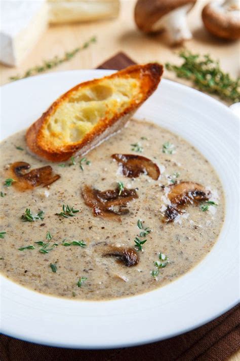 White button mushrooms also work well here. Creamy Roasted Mushroom and Brie Soup on Closet Cooking