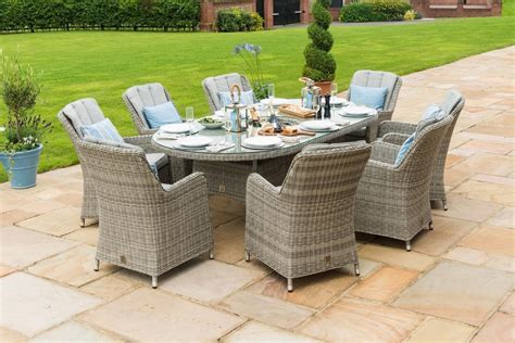 All our dining room furniture sets are available online & instore in belfast. Oval Table Garden Dining Set - Oxford - EZ Living Furniture