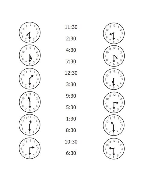 ¿qué Hora Es Une Los Relojes Con Su Hora Worksheet Matematicas Primero De Primaria