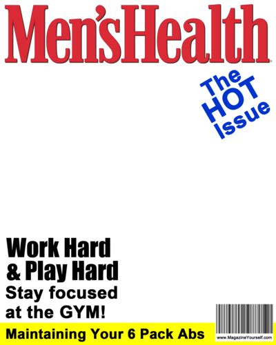 Create Mens Health Magazine Covers