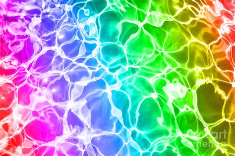 Rainbow Pool Water Abstract Photograph By Konstantin Sutyagin
