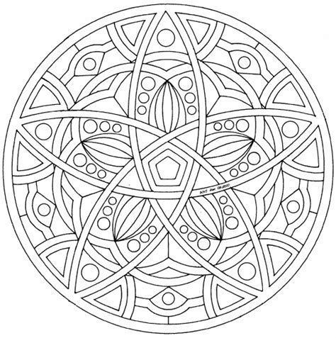 Le mandala est un ornement complexe, symétrique ou asymétrique qui. Coloriage Mandala à colorier - Dessin à imprimer