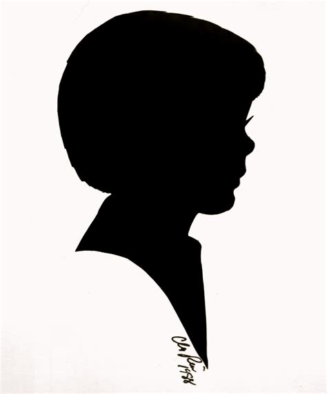Black And White Silhouettes Drawing Free Image Download