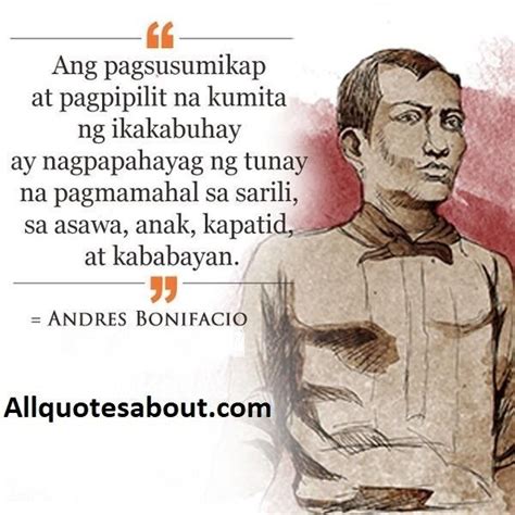 Andres Bonifacio Tagalog Buod