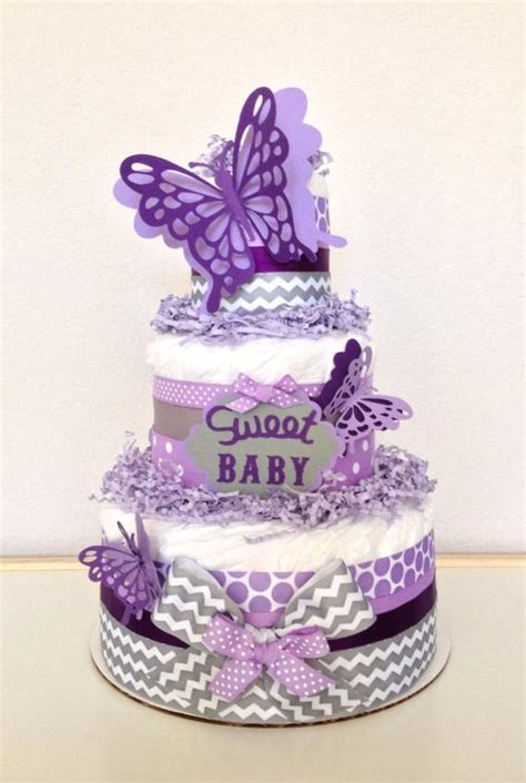 Owl themed baby shower decorations and ideas. Items similar to Chevron Gray and Purple Lavender ...