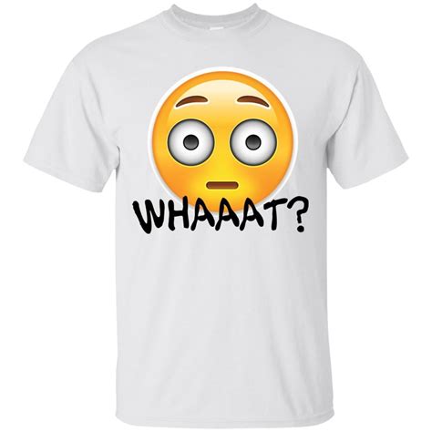 Emoji Whaaat Perfect Summer T Shirt Shirt Design Online