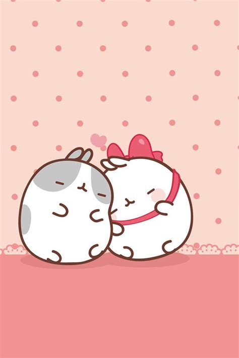 쫄깃쫄깃 탐스러운 찹쌀떡 몰랑이파워로 철썩 붙으세요! Molang Wallpapers | Kawaii wallpaper, Cute wallpapers ...