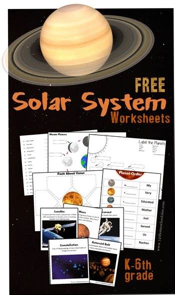 Free Solar System Learning Pack Free Homeschool Deals