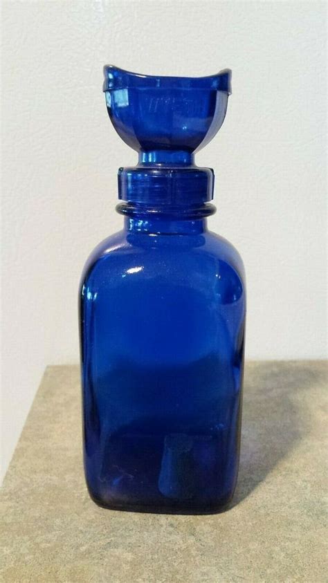 Vintage Wyeth Cobalt Blue Eyewash Bottle 2022812029