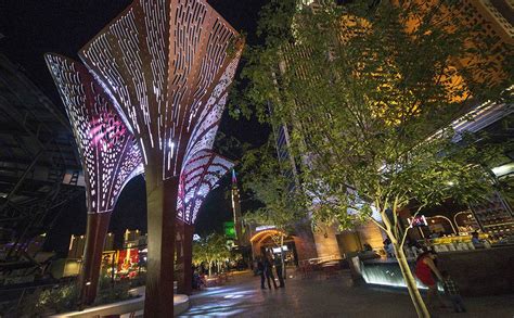 The path lights lead guests through the garden to various entertaining spaces on the property. Las Vegas Gets a Taste of Award Winning Landscape Architecture