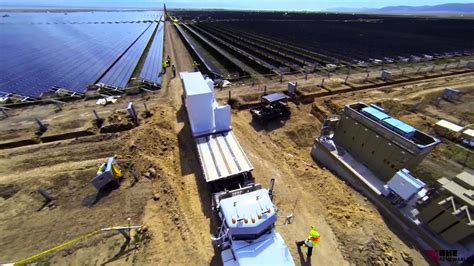 Solar can be installed on marginal agriculture lands and provide a different source of revenue for the farm. Topaz Solar Farms Construction Video - YouTube