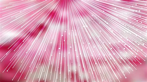 Abstract Shiny Pink And White Burst Lines Background Vector Image Stock